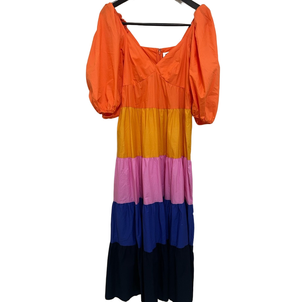 FARM Rio for Anthropologie Vibrant Multi-Color Maxi Dress - Picture 4 of 6